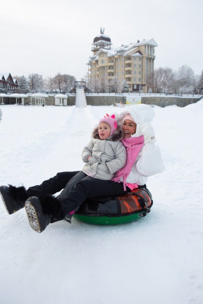 SNOWPARK, горка челябинск. каток челябинск